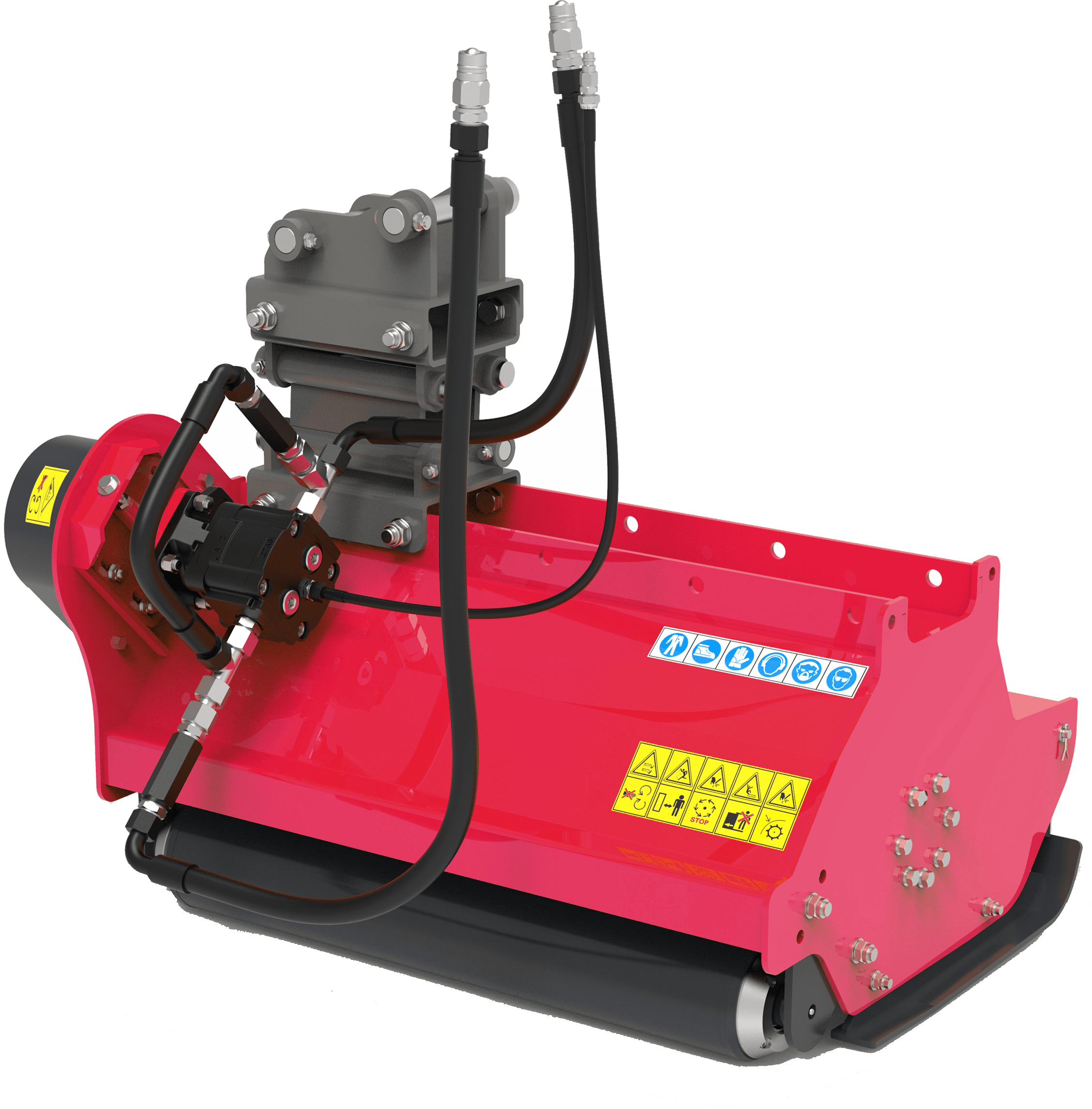 Baggermulcher "120", Schlegelmulcher für Bagger, 1,19 m Arbeitsbreite
