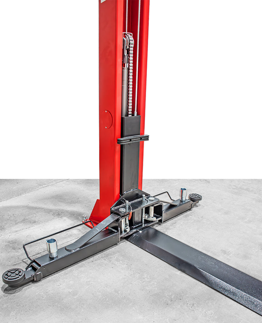 2-Säulen-Hebebühne "New Jersey", 4t Hubkraft, 230V, elektromagnetisch