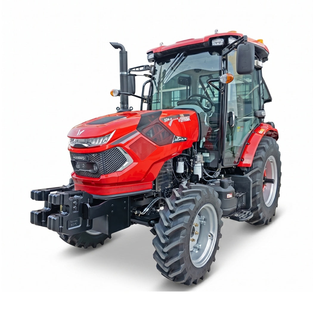 Kleintraktor "HANWO 504-B" - 50 PS Diesel, Allrad, Kabine mit Klimaanlage