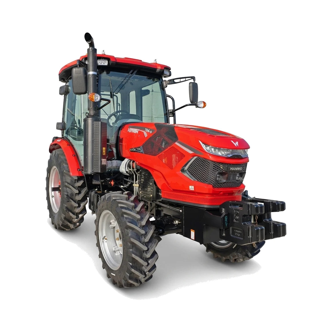 Kleintraktor "HANWO 704-B" - 76 PS Diesel, Allrad, Kabine mit Klimaanlage