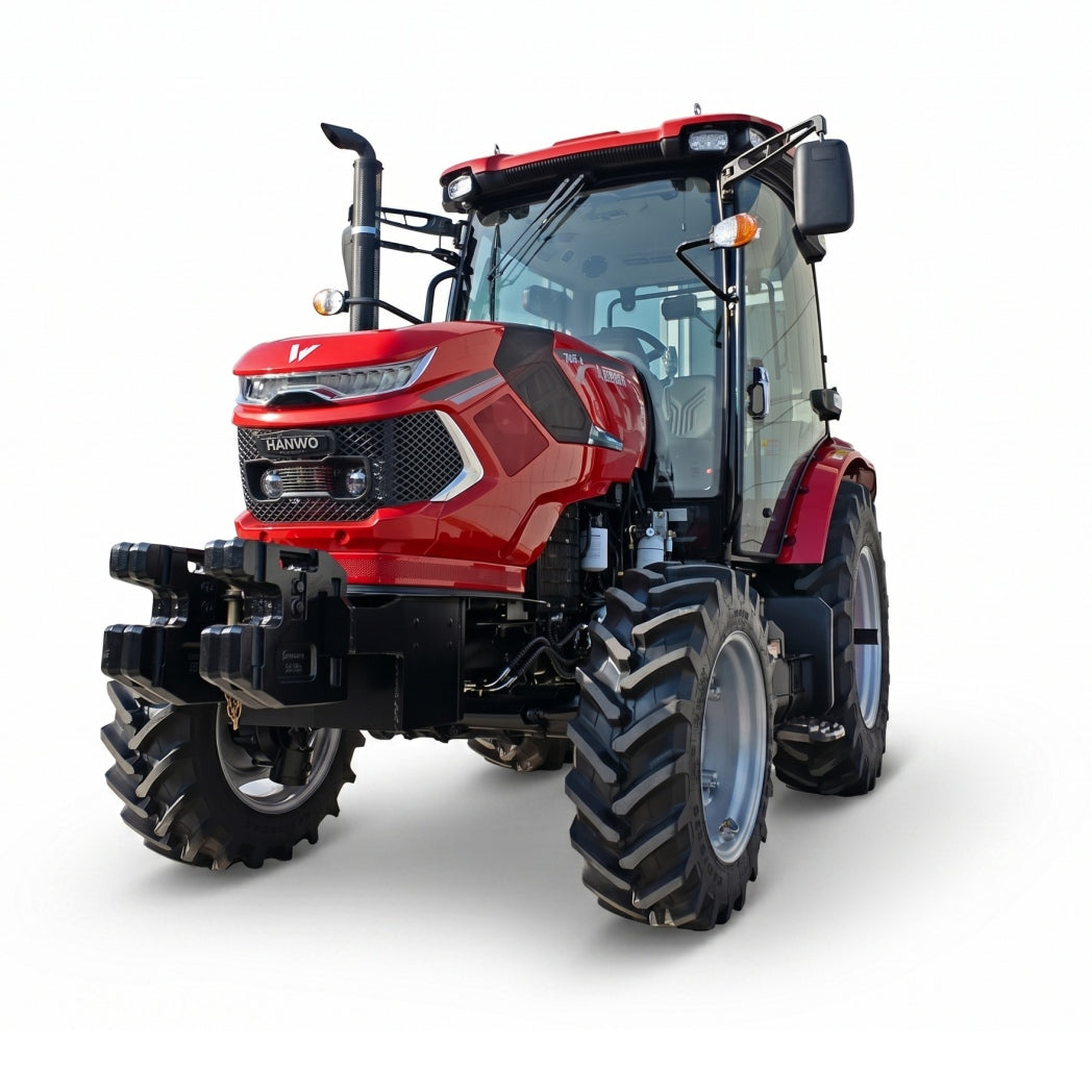 Kleintraktor "HANWO 704-B" - 76 PS Diesel, Allrad, Kabine mit Klimaanlage