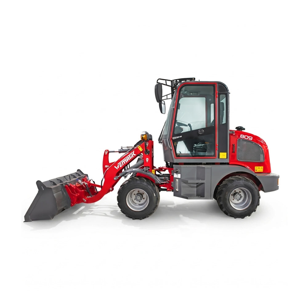 Radlader "809", Hoflader, Kompaktlader mit Vollkabine und 800 kg Hubkraft