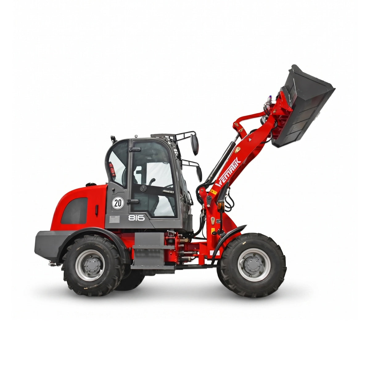 Radlader "816 Plus", Hoflader mit Vollkabine und 1600 kg Hubkraft
