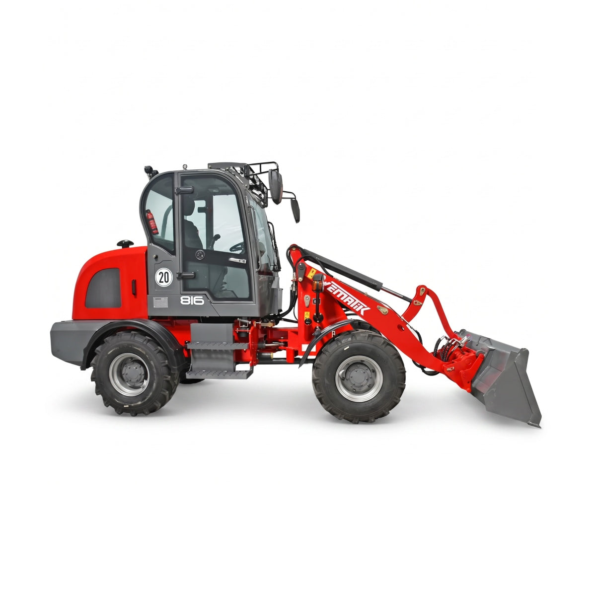 Radlader "816 Plus", Hoflader mit Vollkabine und 1600 kg Hubkraft