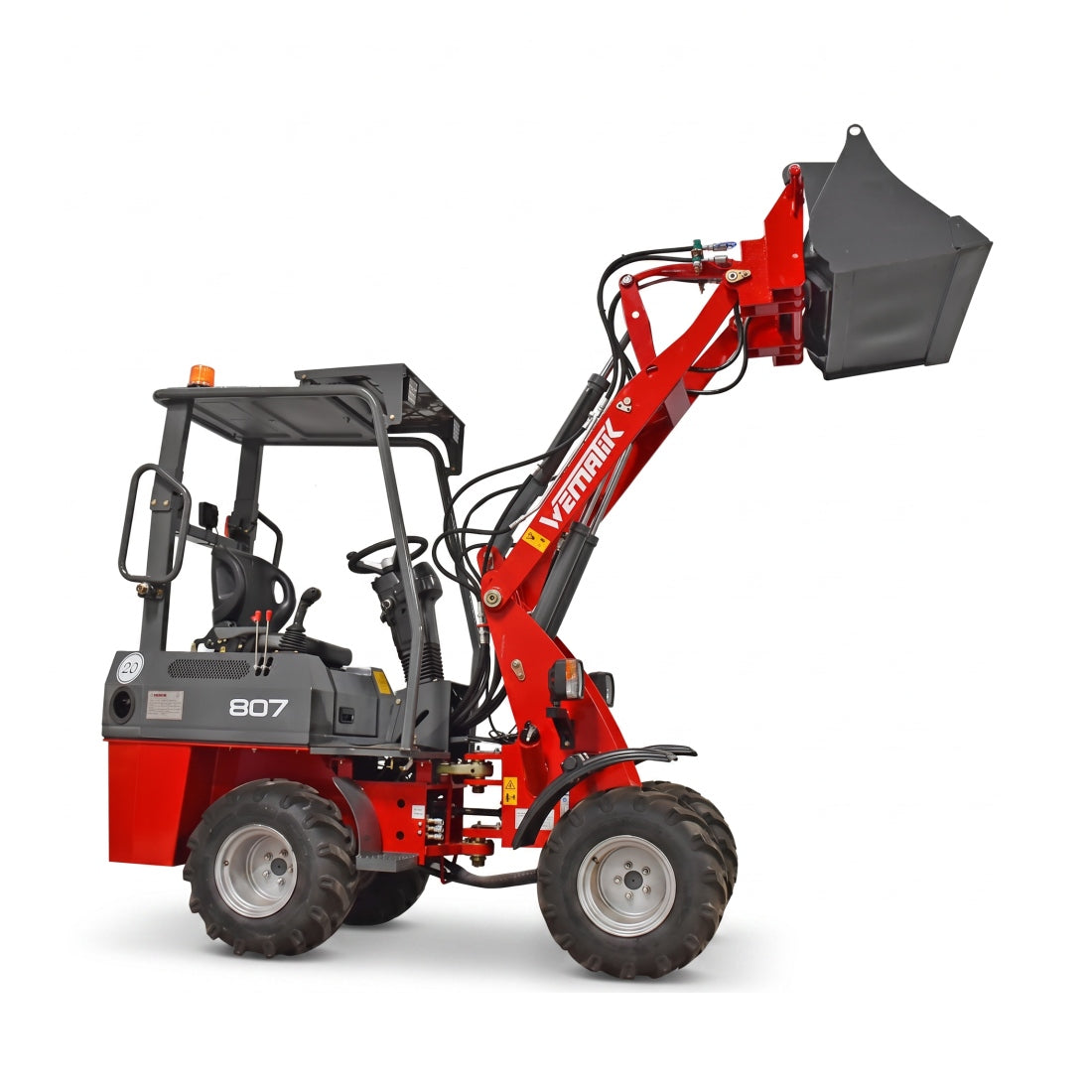 Radlader 807 Classic Hoflader, 600 kg Hubkraft, Euro-Aufnahme, Diesel
