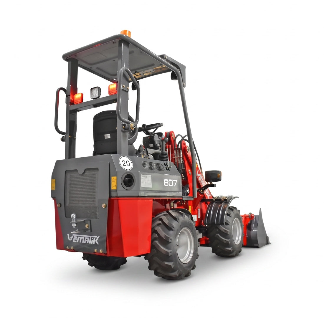 Radlader 807 Classic Hoflader, 600 kg Hubkraft, Euro-Aufnahme, Diesel