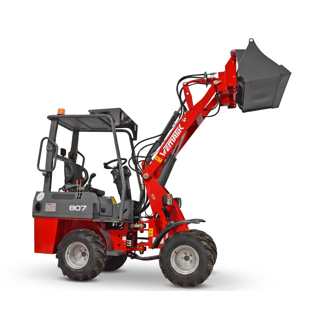 Radlader 807 Plus Hoflader, 700 kg Hubkraft, Euro-Aufnahme, Diesel