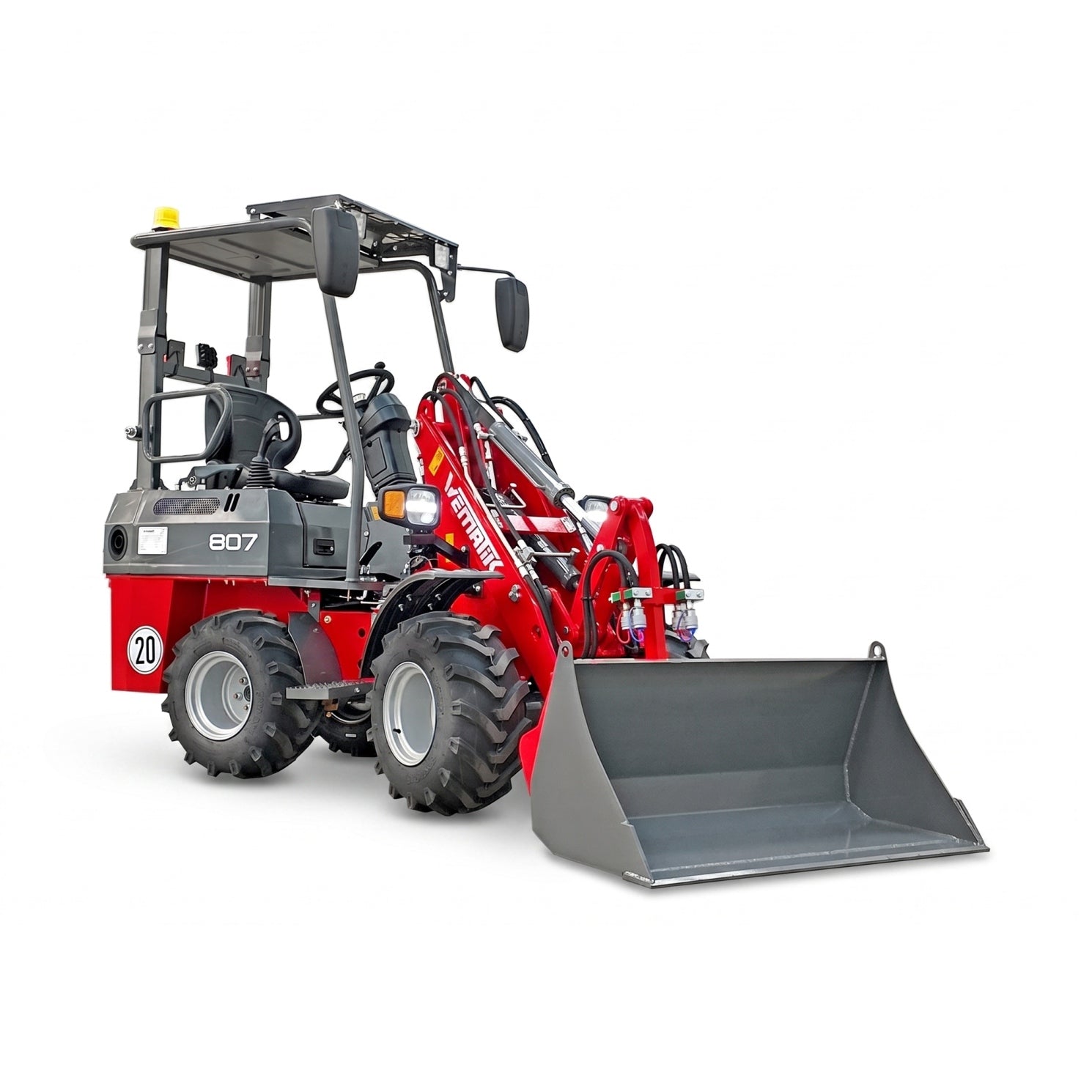 Radlader 807 Plus Hoflader, 700 kg Hubkraft, Euro-Aufnahme, Diesel
