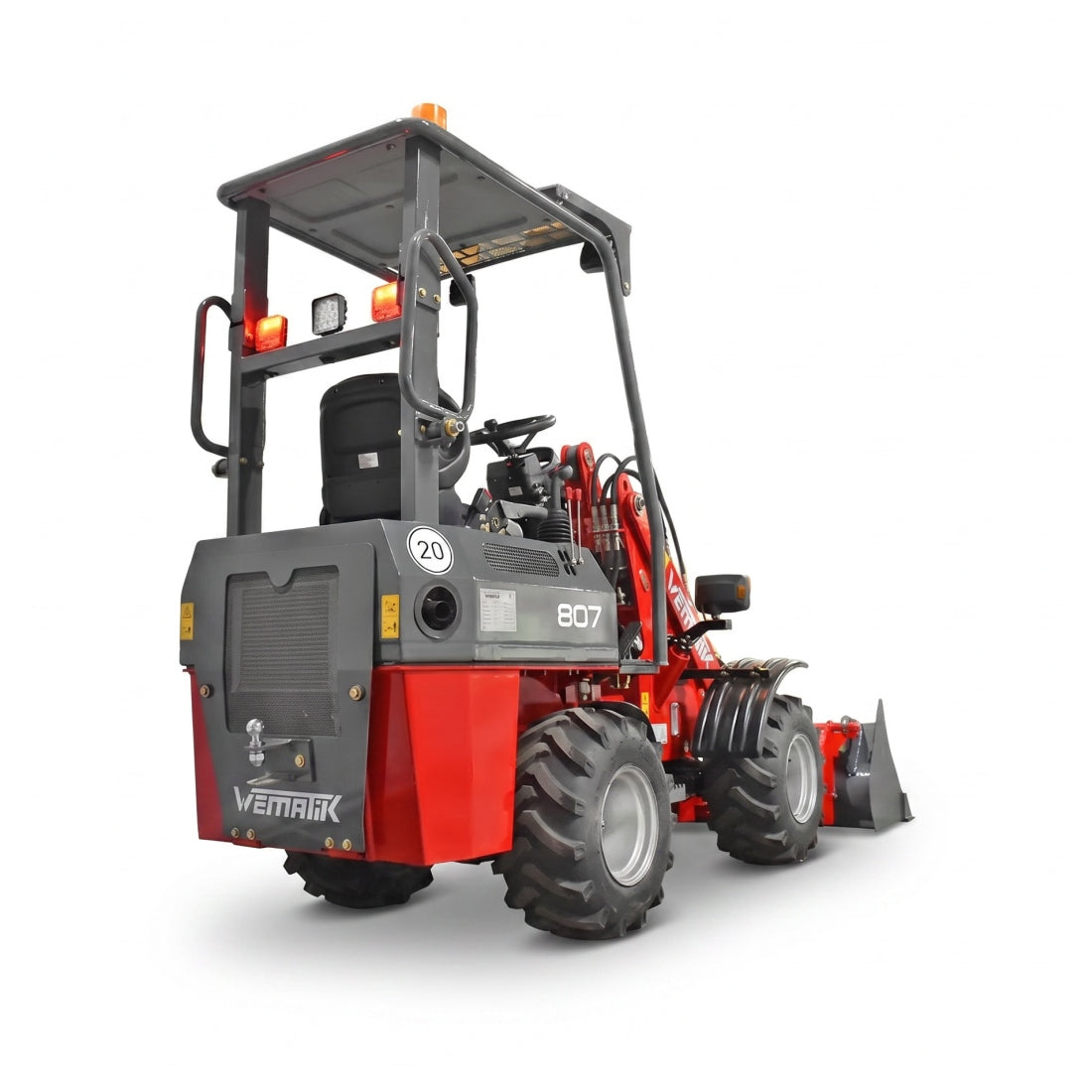 Radlader 807 Plus Hoflader, 700 kg Hubkraft, Euro-Aufnahme, Diesel