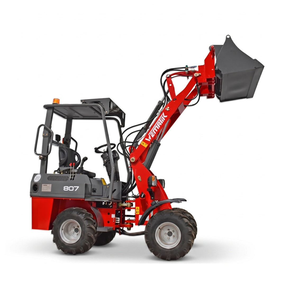 Radlader 807 Plus Hoflader, 700 kg Hubkraft, Euro-Aufnahme, Diesel