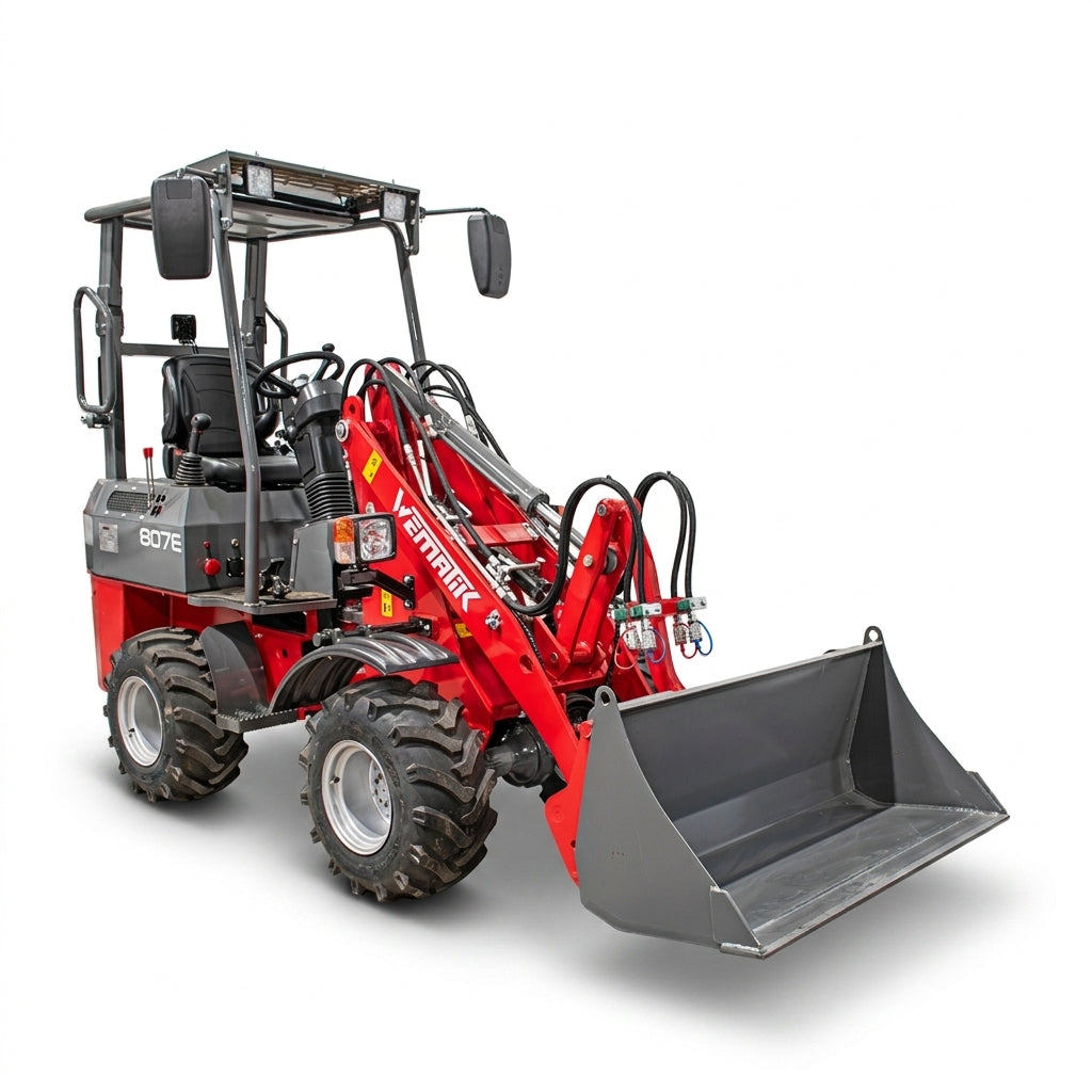 Elektrischer Hoflader 807E, Elektro Radlader, Hoflader