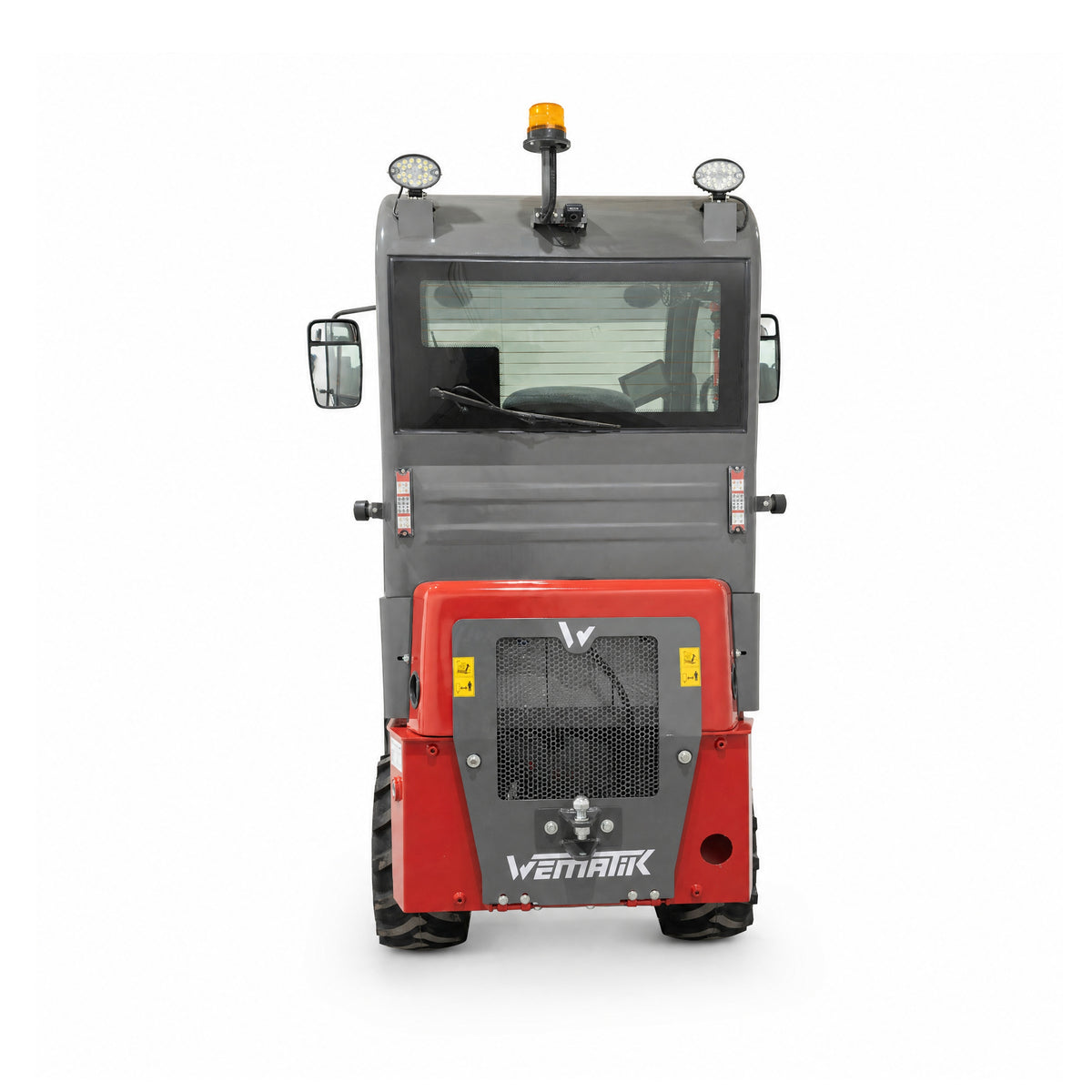 Elektroradlader 807E - geschlossene Kabine, 800 kg Hubkraft, Euro-Aufnahme
