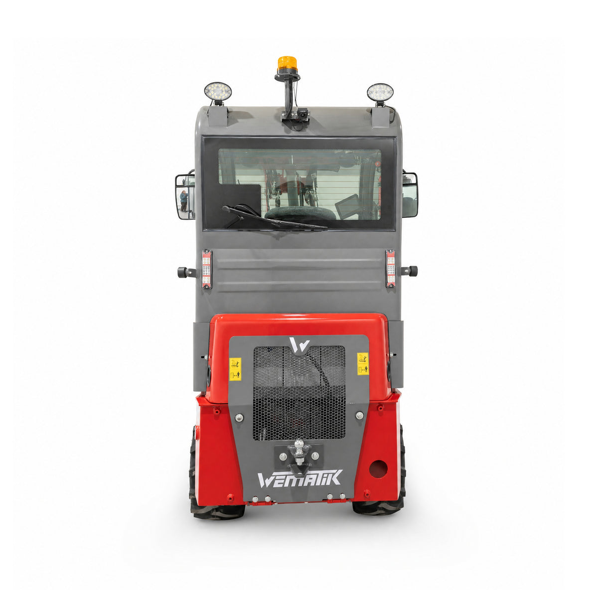 Elektroradlader 807E - geschlossene Kabine, 800 kg Hubkraft, Euro-Aufnahme