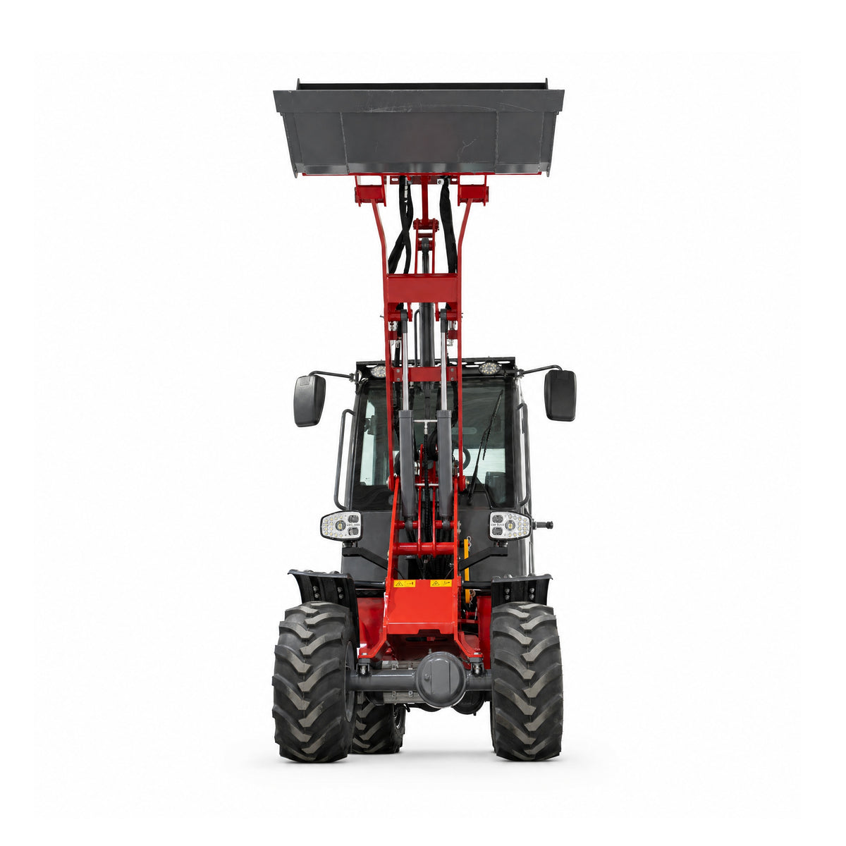 Elektroradlader 807E - geschlossene Kabine, 800 kg Hubkraft, Euro-Aufnahme