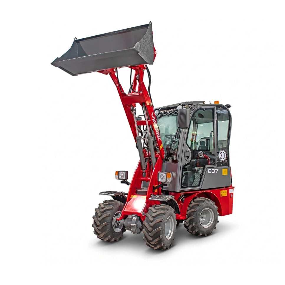 Radlader "807 Plus", Hoflader mit Vollkabine und 800 kg Hubkraft