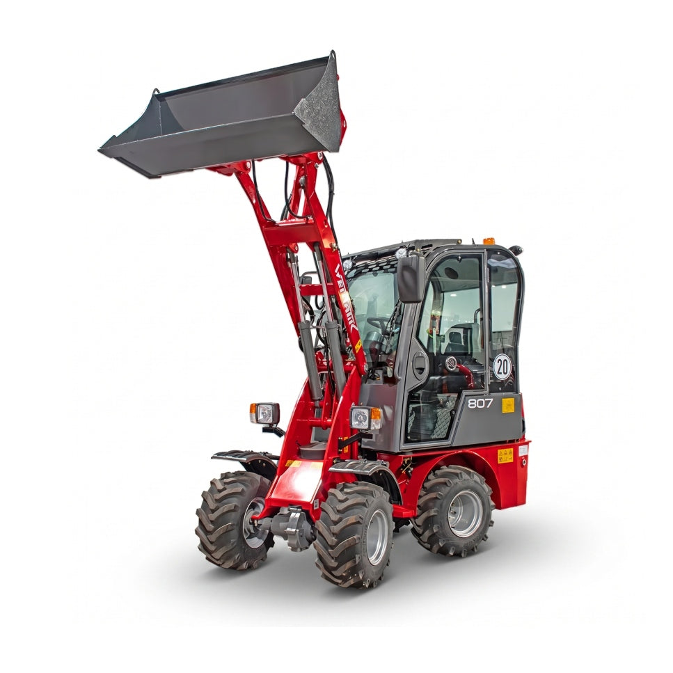 Radlader "807 Plus", Hoflader mit Vollkabine und 800 kg Hubkraft