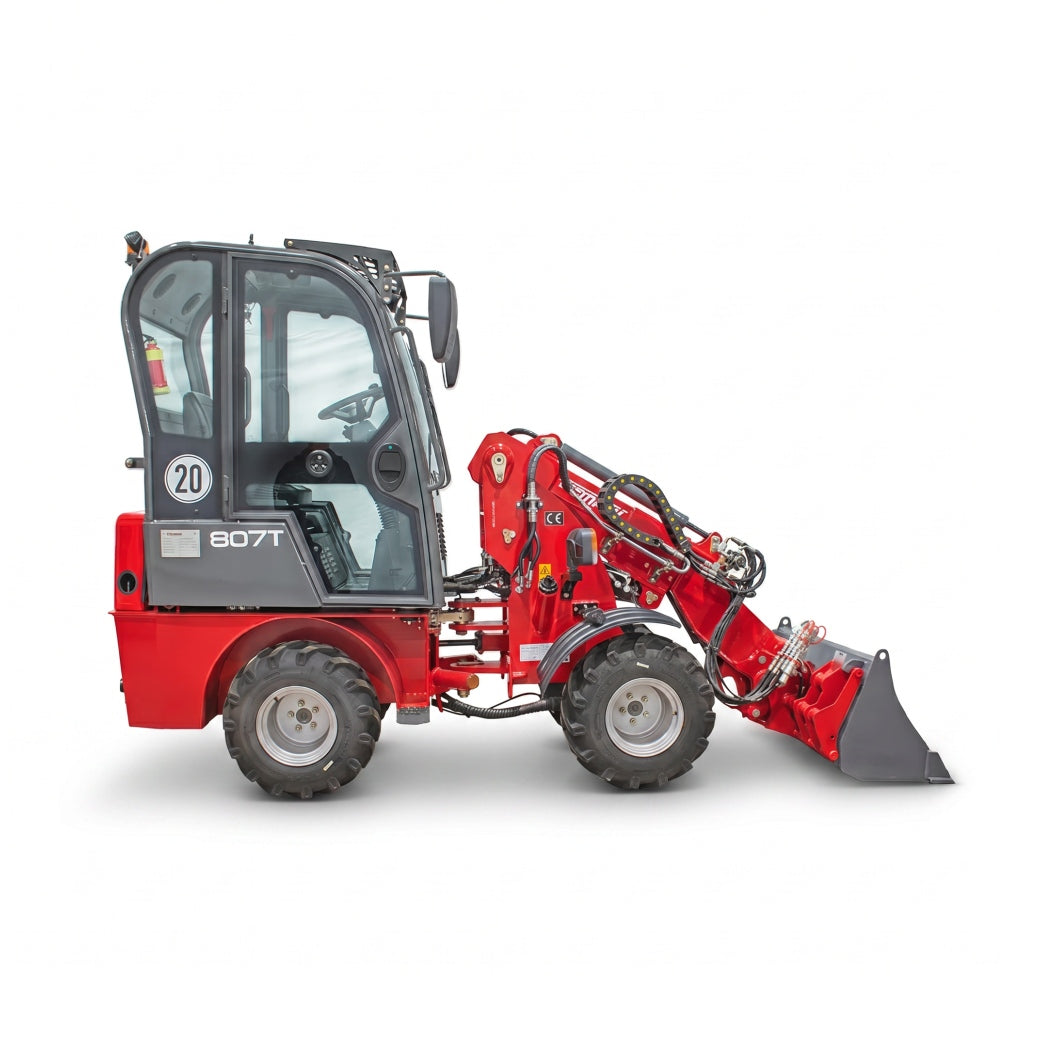 Teleskopradlader "807T Classic" Hoflader mit Kabine, 600 kg Hubkraft