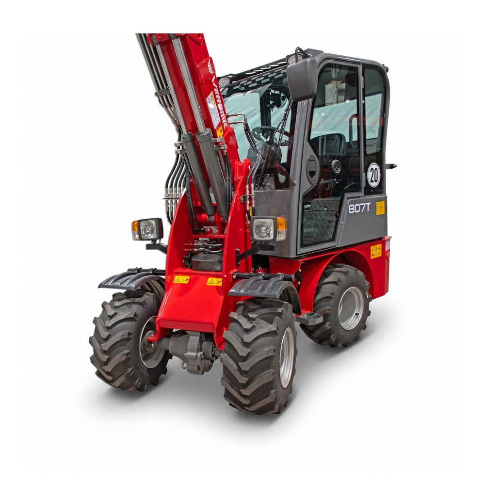 Teleskopradlader "807T Classic" Hoflader mit Kabine, 600 kg Hubkraft