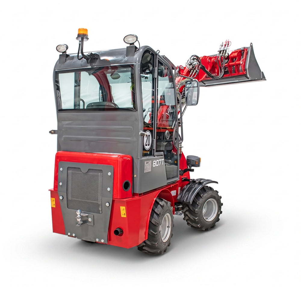 Teleskopradlader "807T Classic" Hoflader mit Kabine, 600 kg Hubkraft