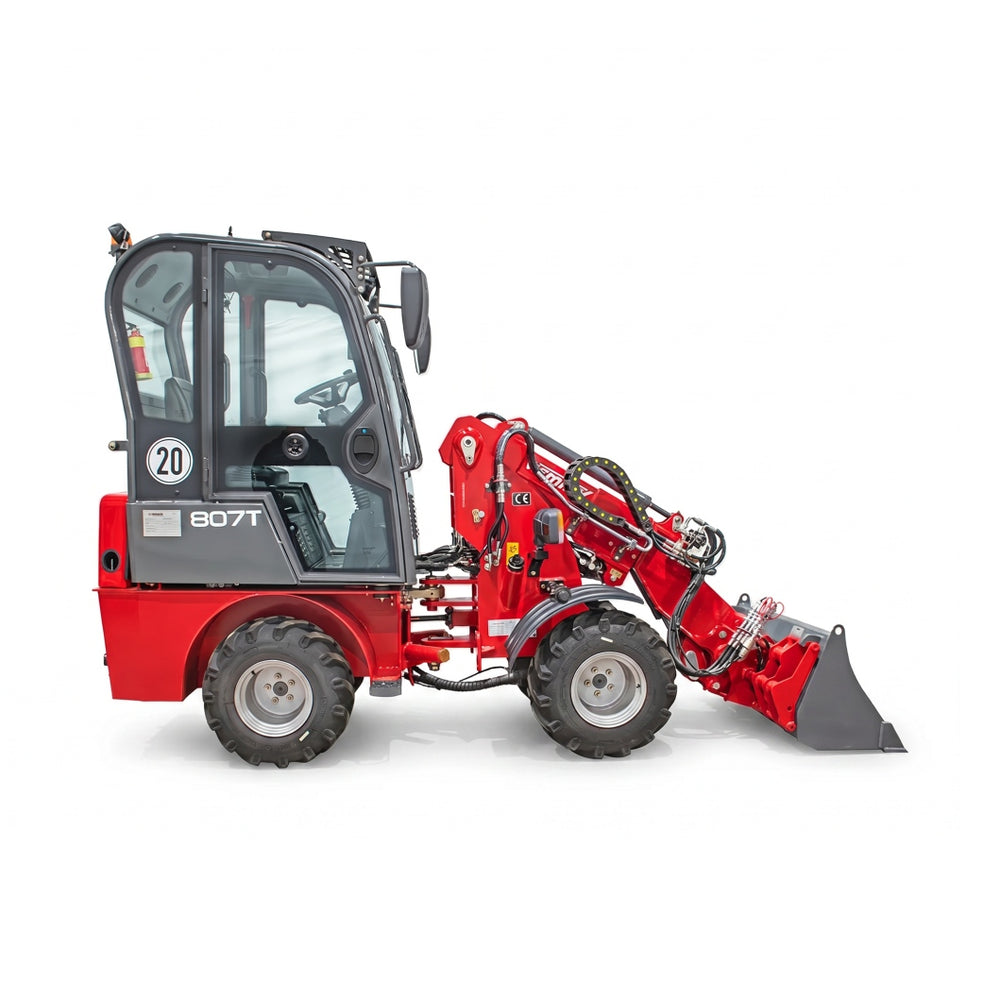 Teleskopradlader "807T Plus" Hoflader mit Kabine, 700 kg Hubkraft