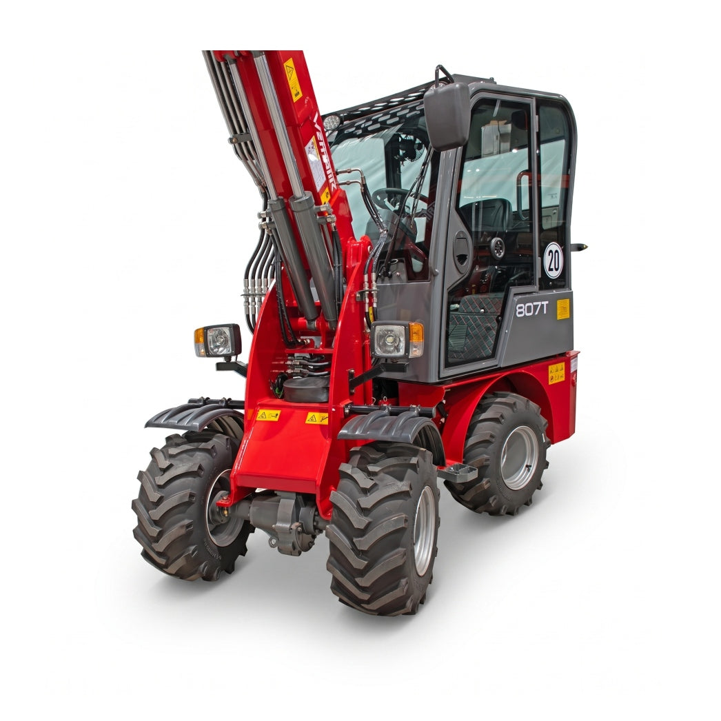 Teleskopradlader "807T Plus" Hoflader mit Kabine, 700 kg Hubkraft