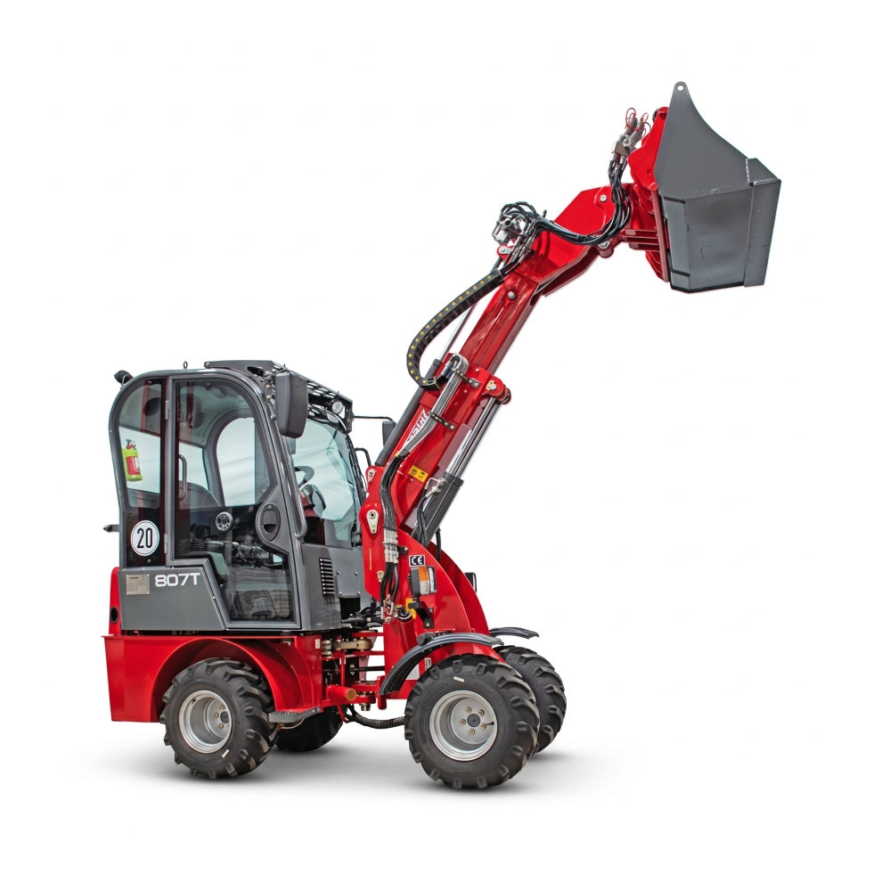 Teleskopradlader "807T Plus" Hoflader mit Kabine, 700 kg Hubkraft