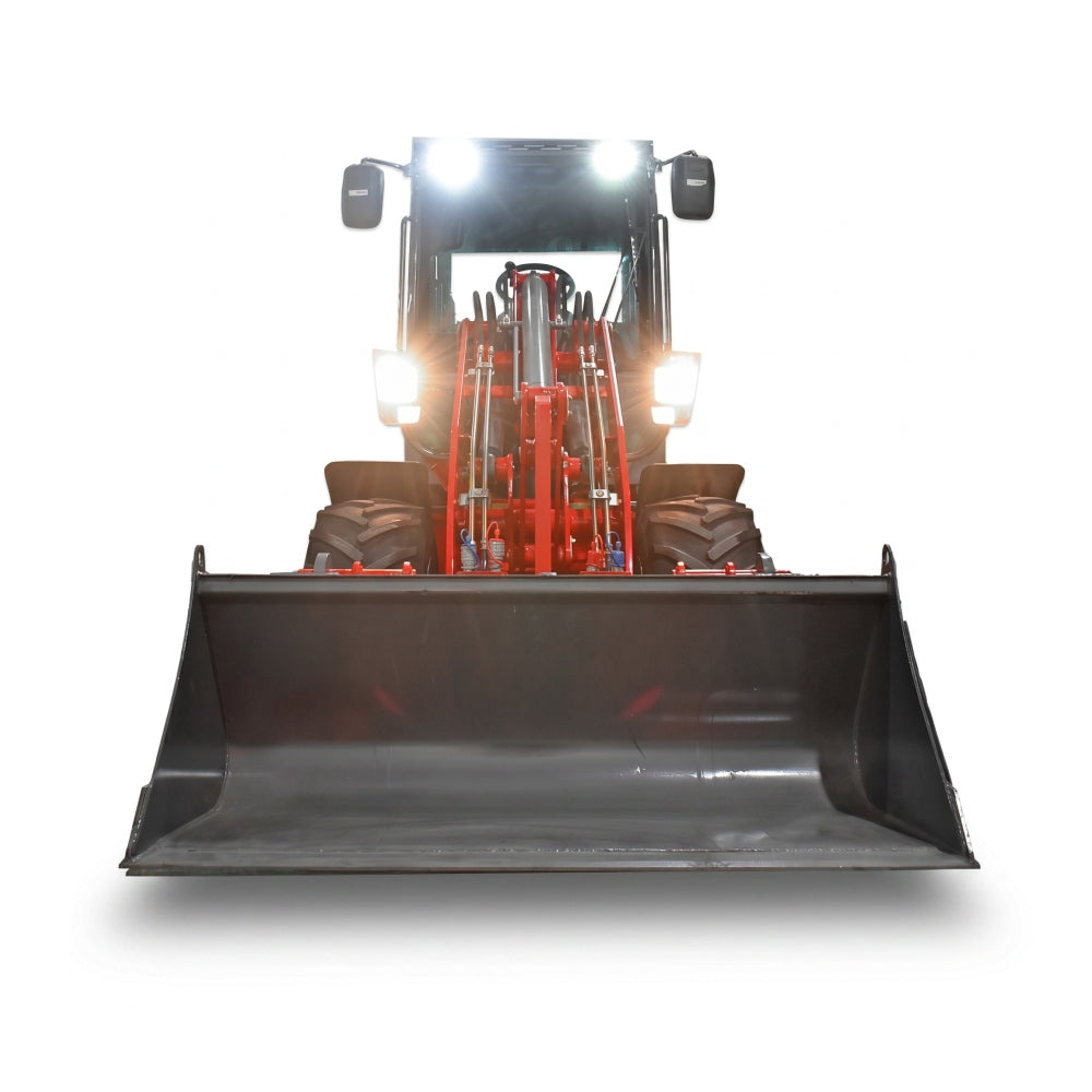 Radlader "810S Plus", Hoflader mit Vollkabine und 900 kg Hubkraft