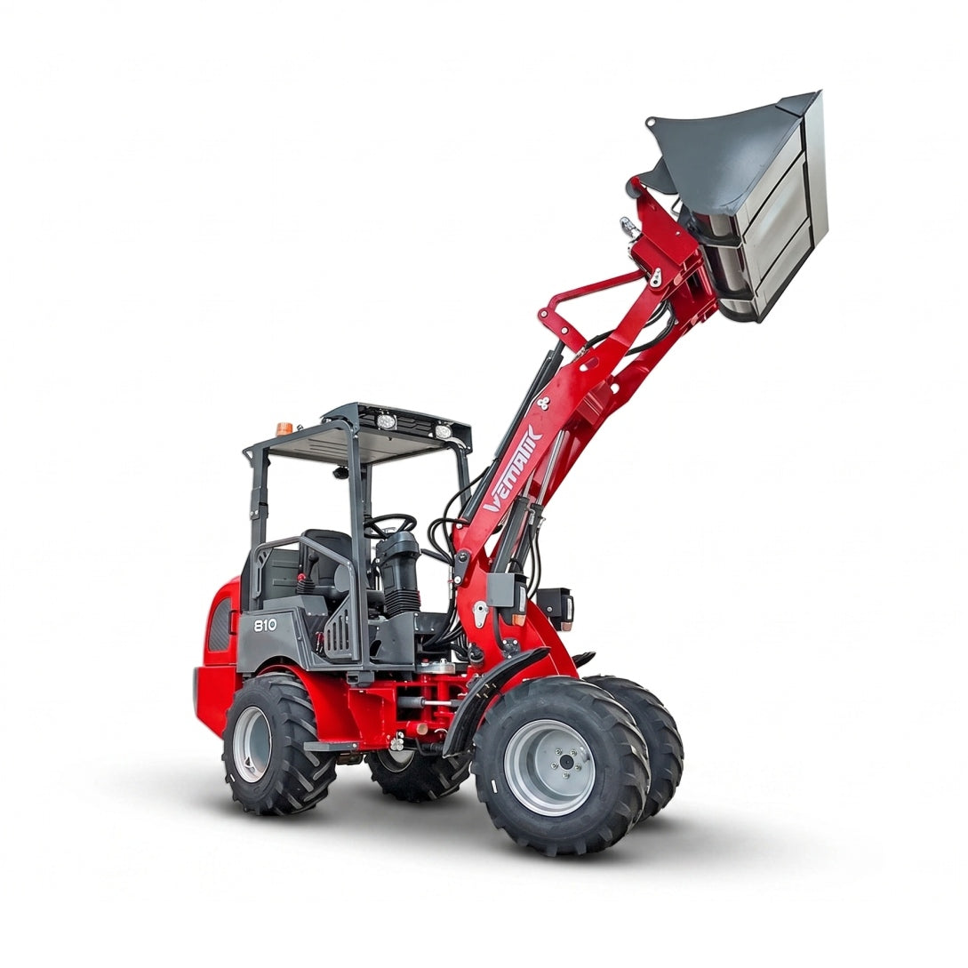 Radlader "810 Plus", Hoflader mit Regenschutzdach und 1000 kg Hubkraft