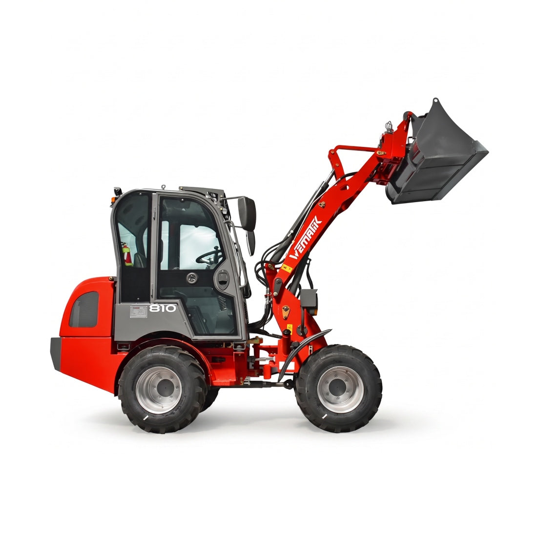 Radlader "810 Classic", Hoflader mit Vollkabine und 900 kg Hubkraft