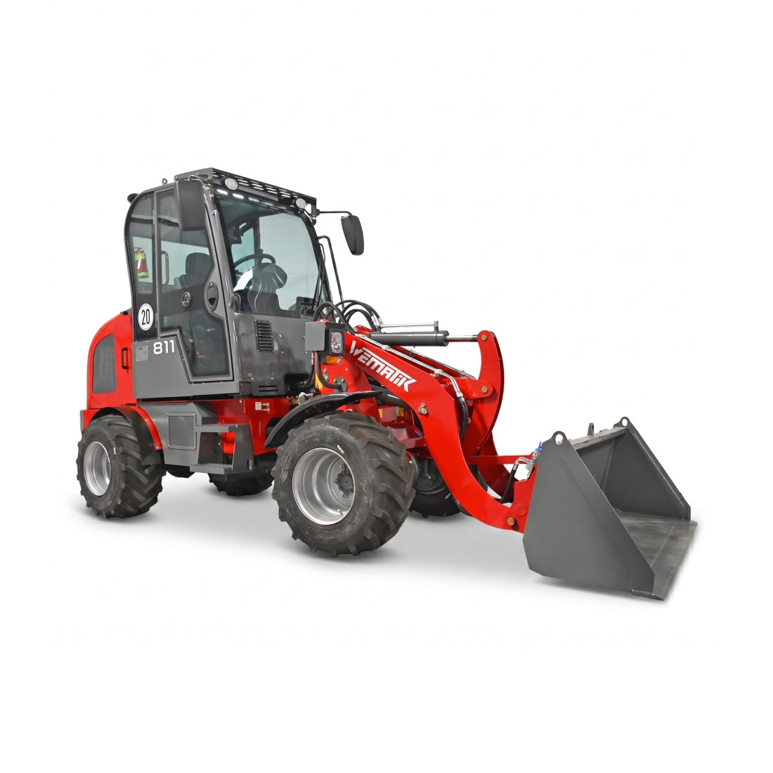 Radlader "811 Plus", Hoflader mit Vollkabine und 1000 kg Hubkraft