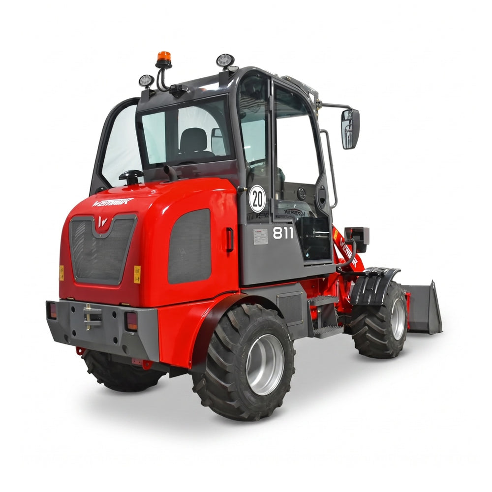 Radlader "811 Plus", Hoflader mit Vollkabine und 1000 kg Hubkraft