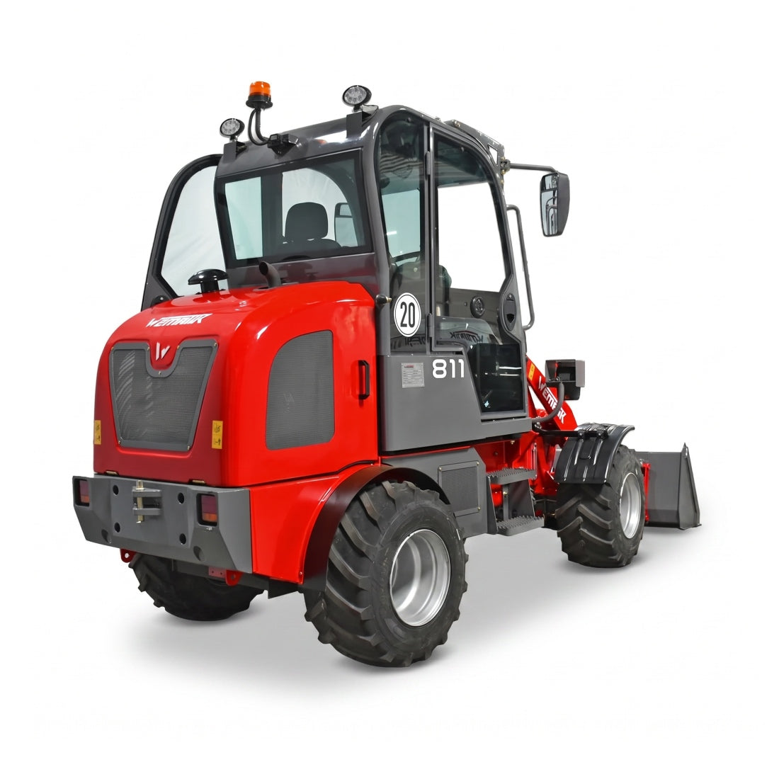 Radlader "811 Plus", Hoflader mit Vollkabine und 1000 kg Hubkraft