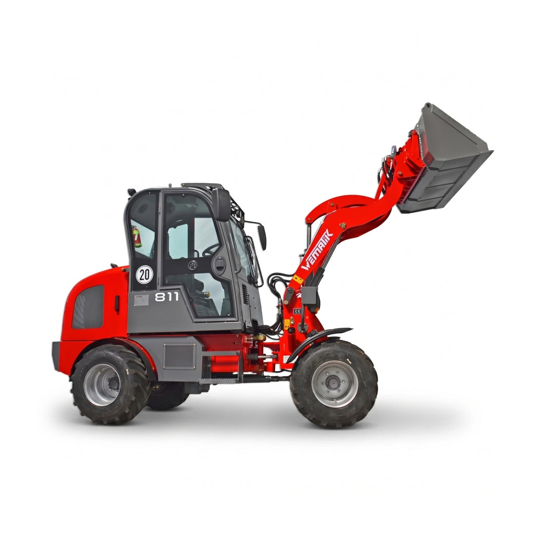 Radlader "811 Plus", Hoflader mit Vollkabine und 1000 kg Hubkraft