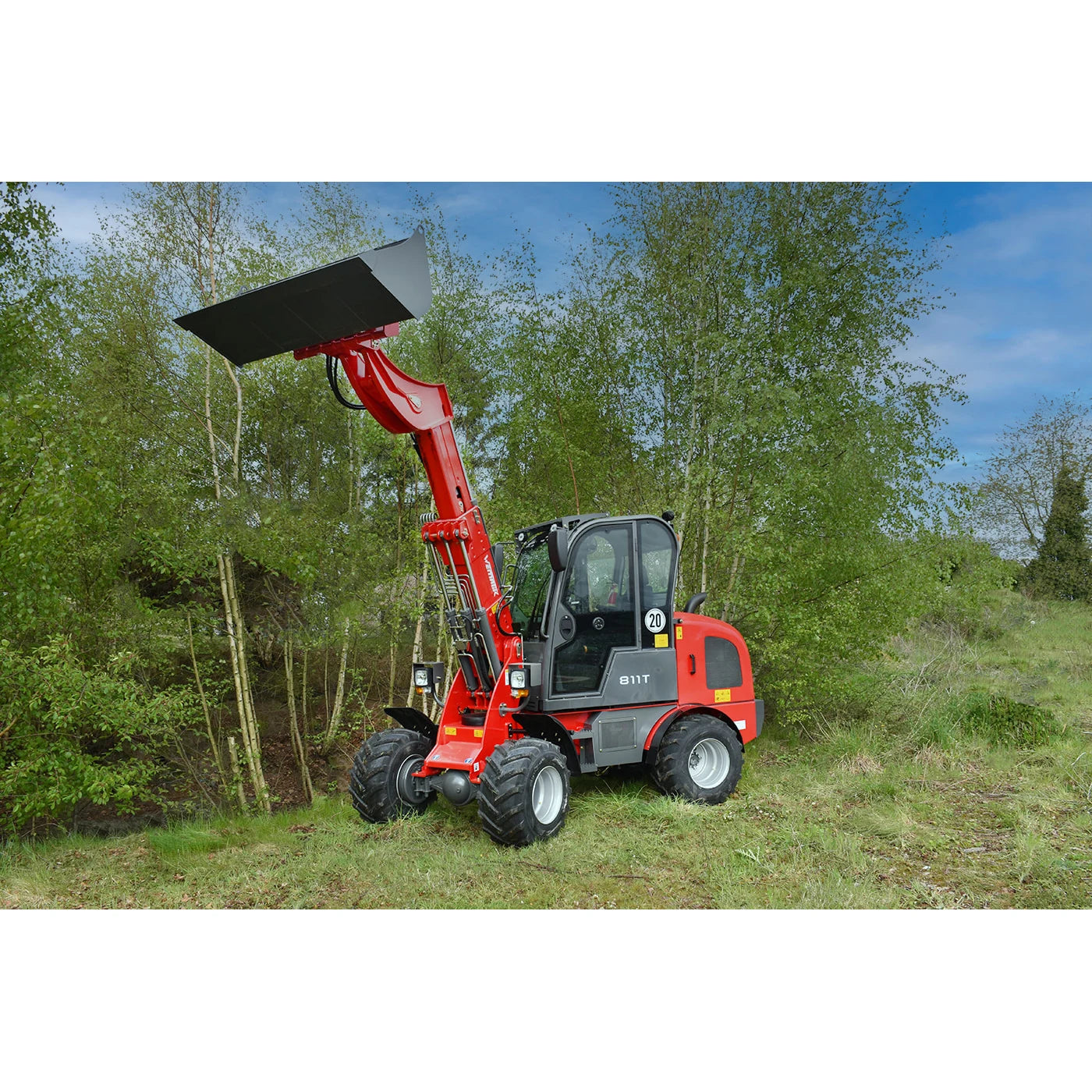Teleskopradlader "811T Plus" Hoflader, 1000 kg Hubkraft, Euro-Aufnahme