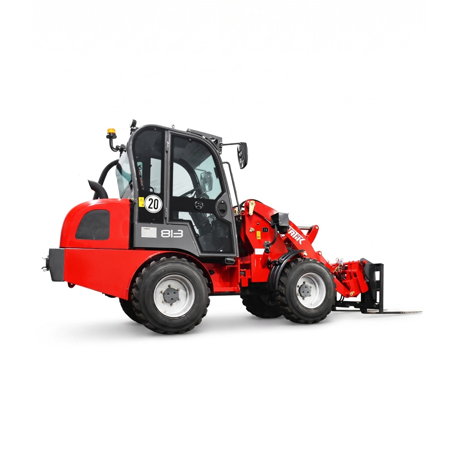 Radlader "813 Plus", Hoflader mit Vollkabine und 1300 kg Hubkraft