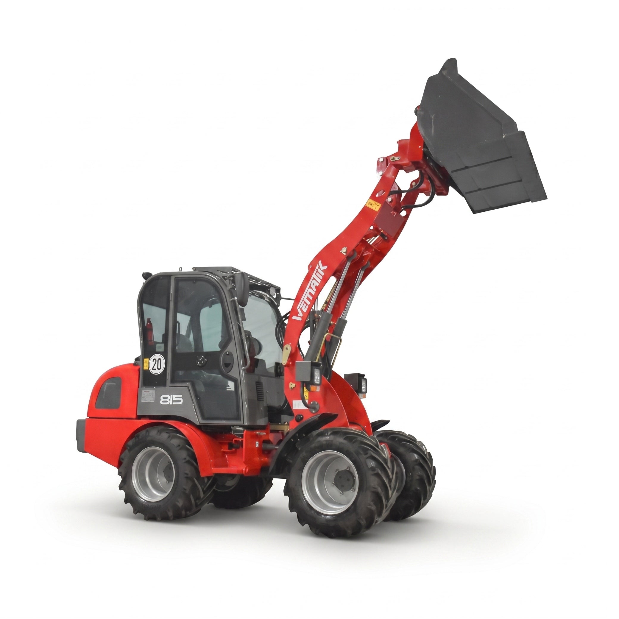 Radlader "815 Plus", Hoflader mit Vollkabine und 1500 kg Hubkraft