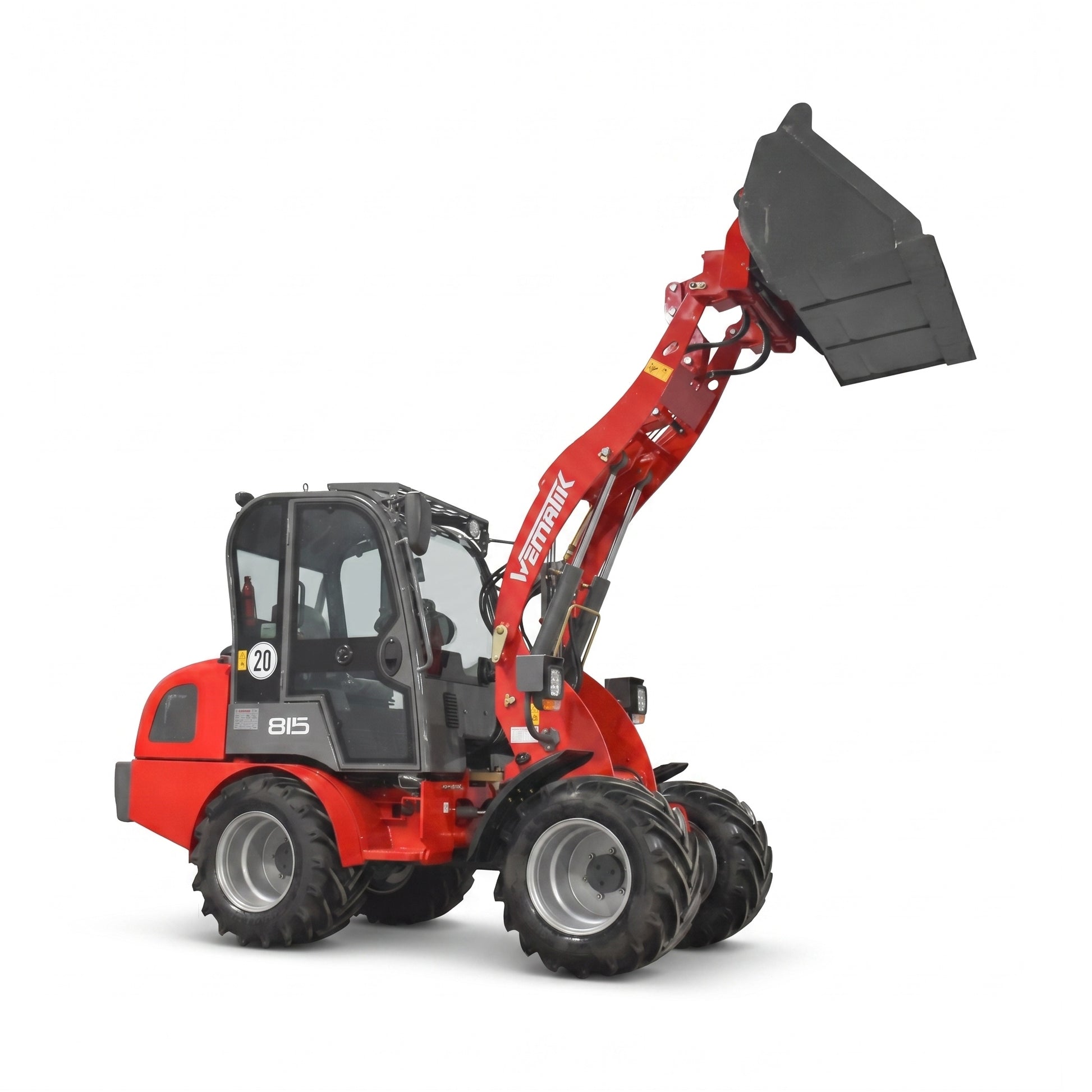 Radlader "815 Plus", Hoflader mit Vollkabine und 1500 kg Hubkraft