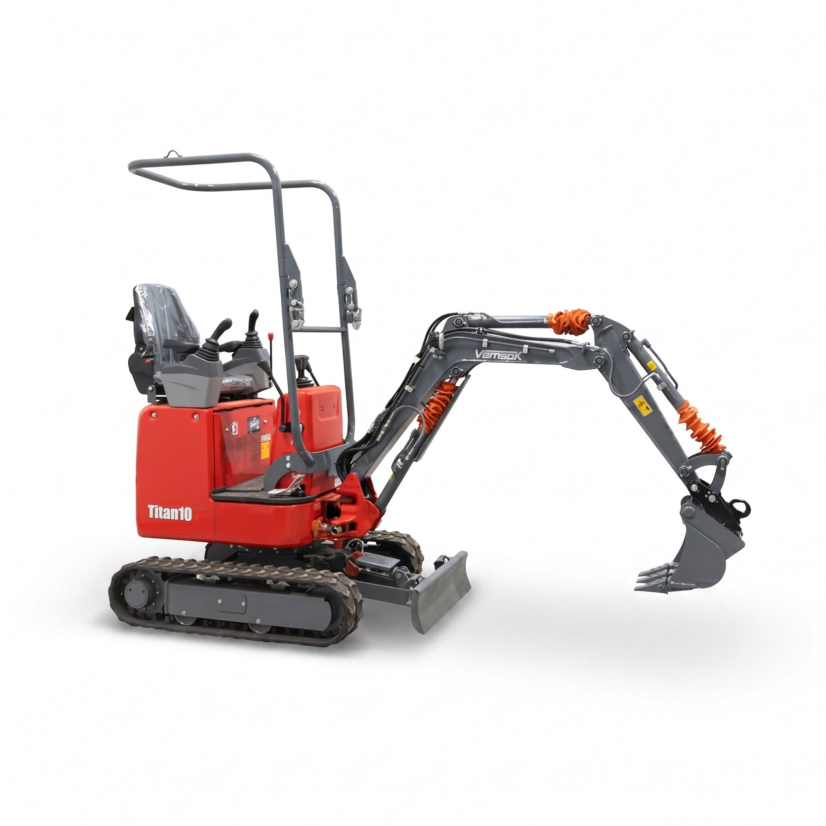 Minibagger "Titan 10", 1010 kg Gesamtgewicht, 7,2 kW, Teleskop-Fahrwerk