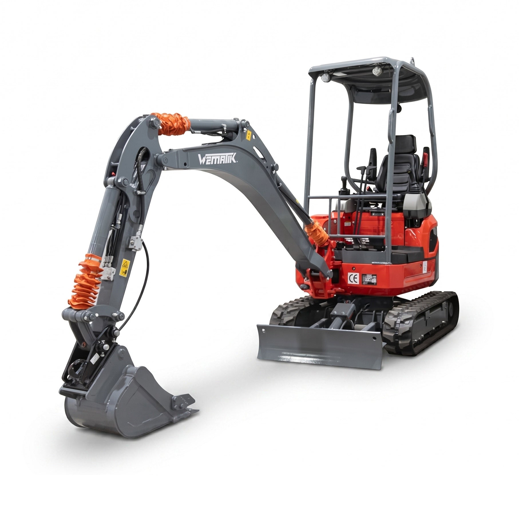 Minibagger "Titan 16", 1700 kg Gesamtgewicht, 11,8 kW, Teleskop-Fahrwerk