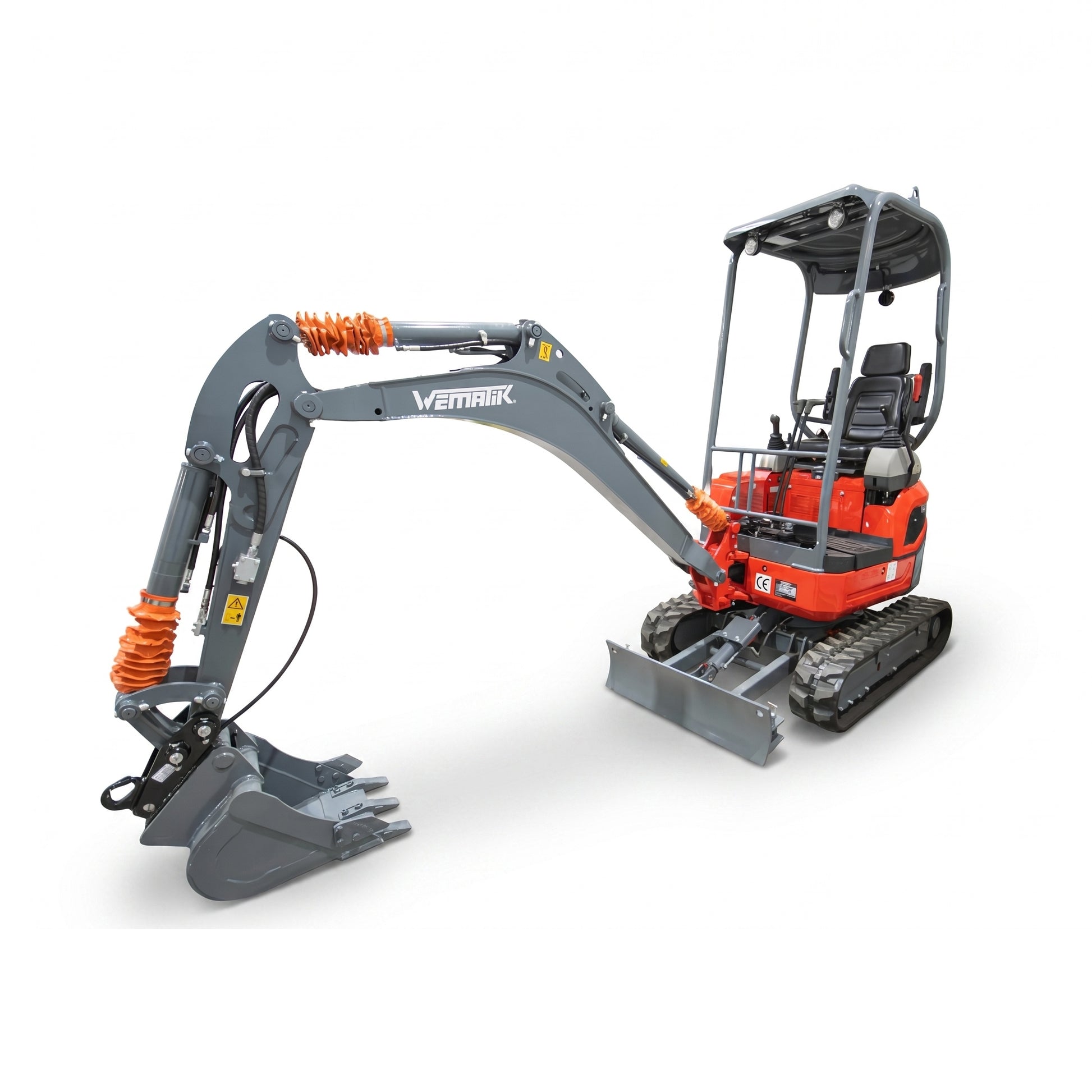 Minibagger "Titan 16", 1700 kg Gesamtgewicht, 11,8 kW, Teleskop-Fahrwerk