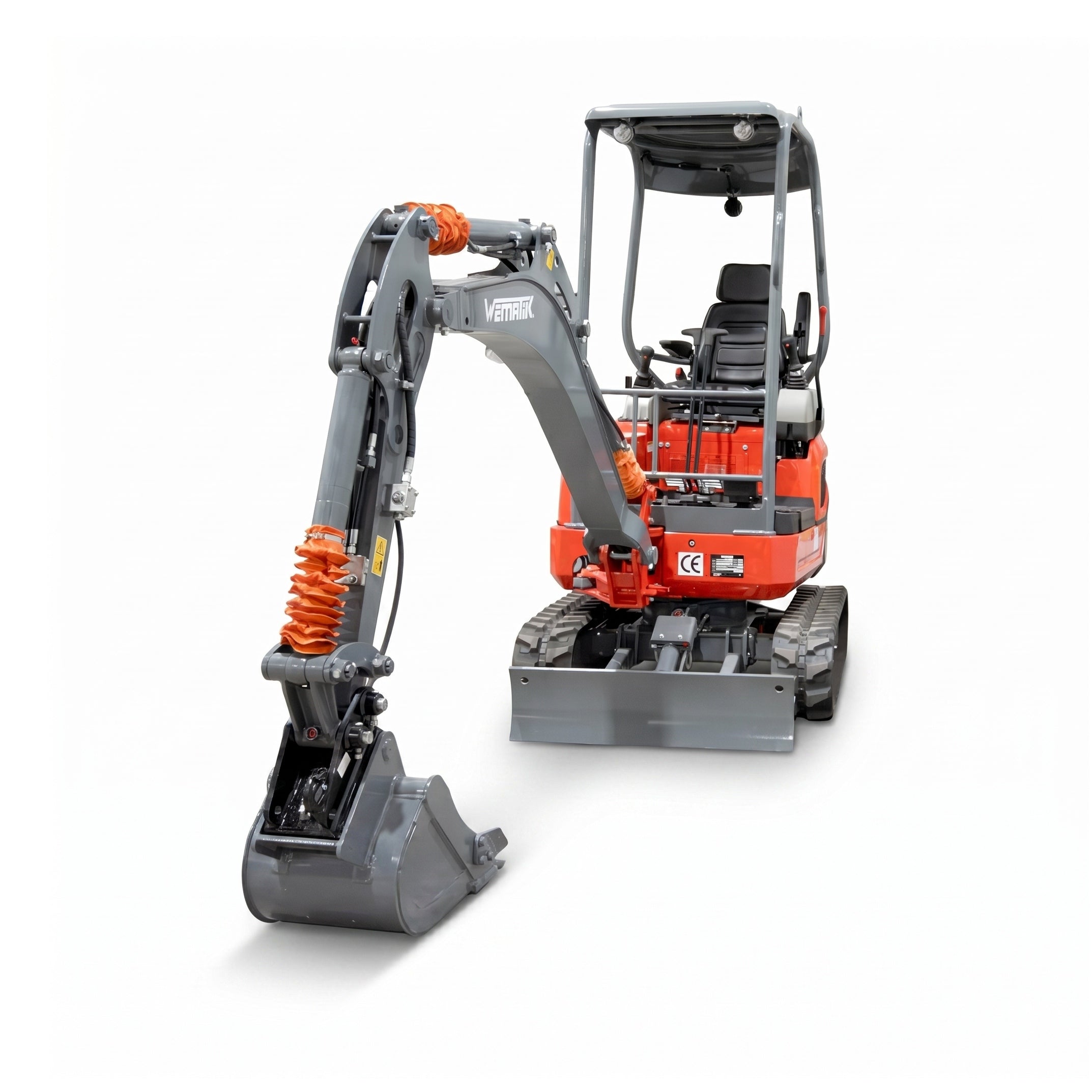 Minibagger "Titan 16", 1700 kg Gesamtgewicht, 11,8 kW, Teleskop-Fahrwerk