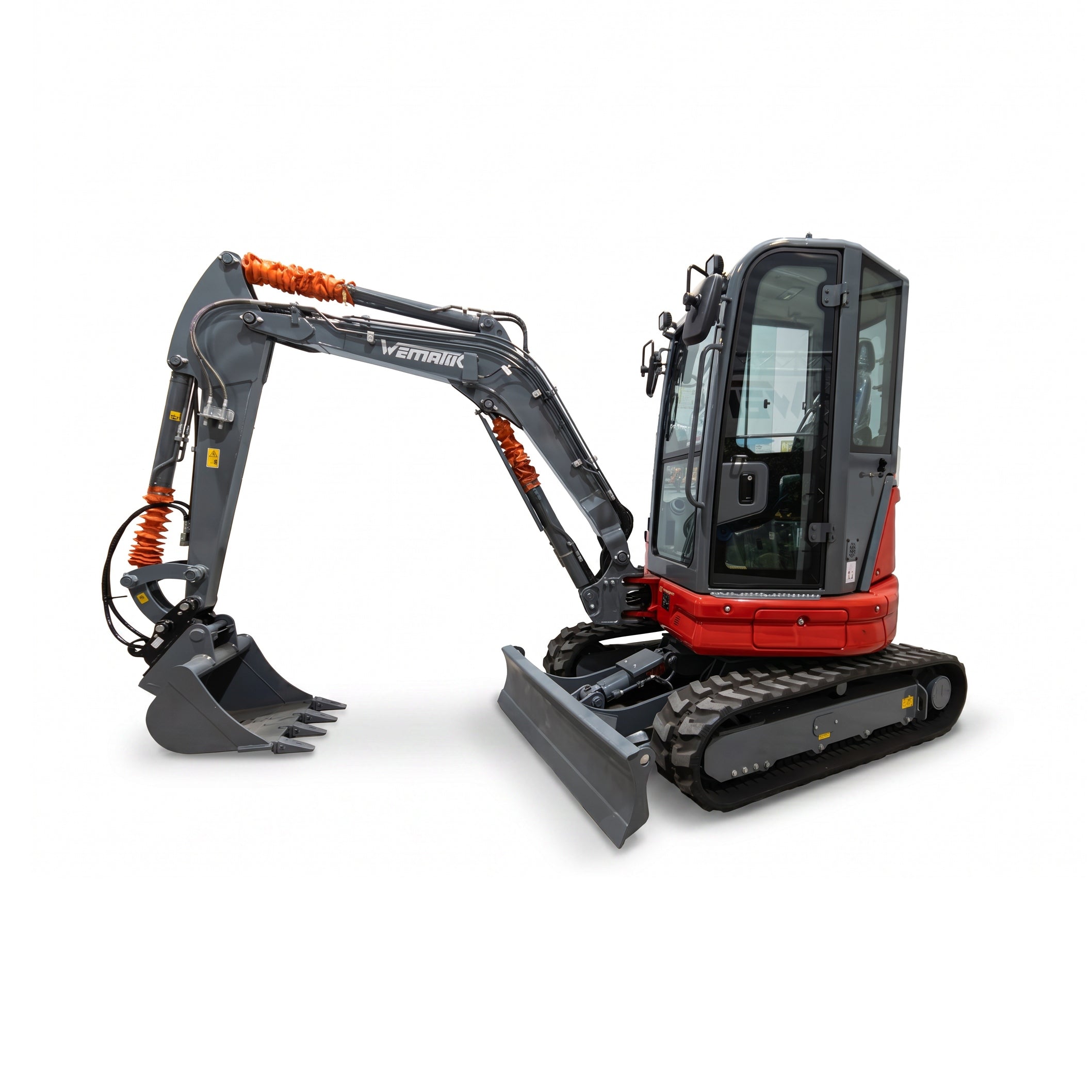 Minibagger "Titan 25", 2650 kg Gesamtgewicht, 14,6 kW Motorleistung, Joystick