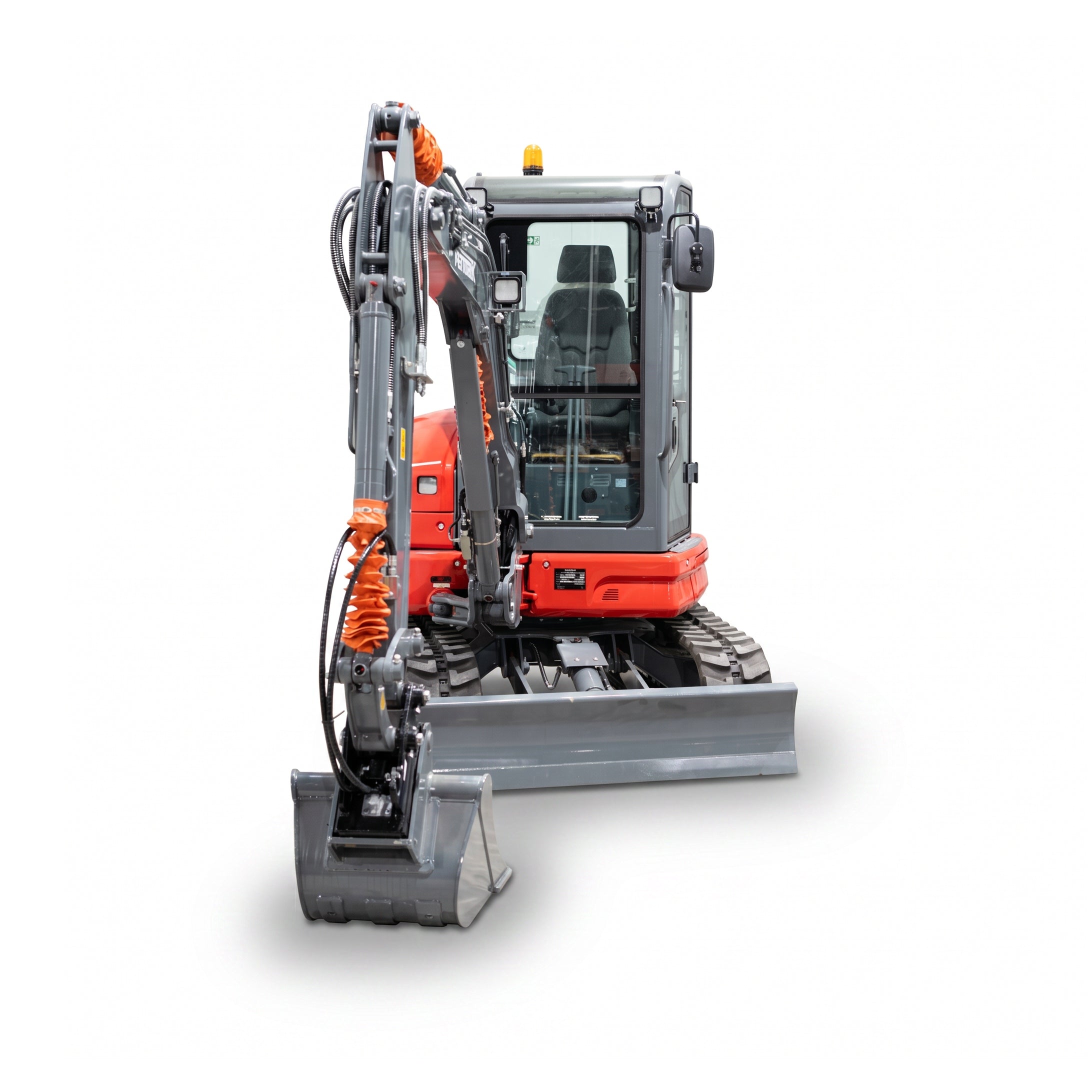 Minibagger "Titan 25", 2650 kg Gesamtgewicht, 14,6 kW Motorleistung, Joystick