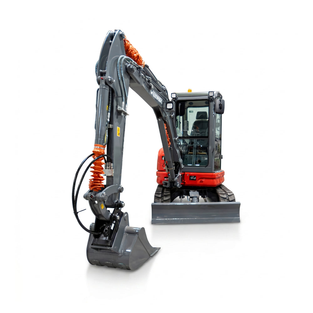 Minibagger "Titan 25", 2650 kg Gesamtgewicht, 14,6 kW Motorleistung, Joystick