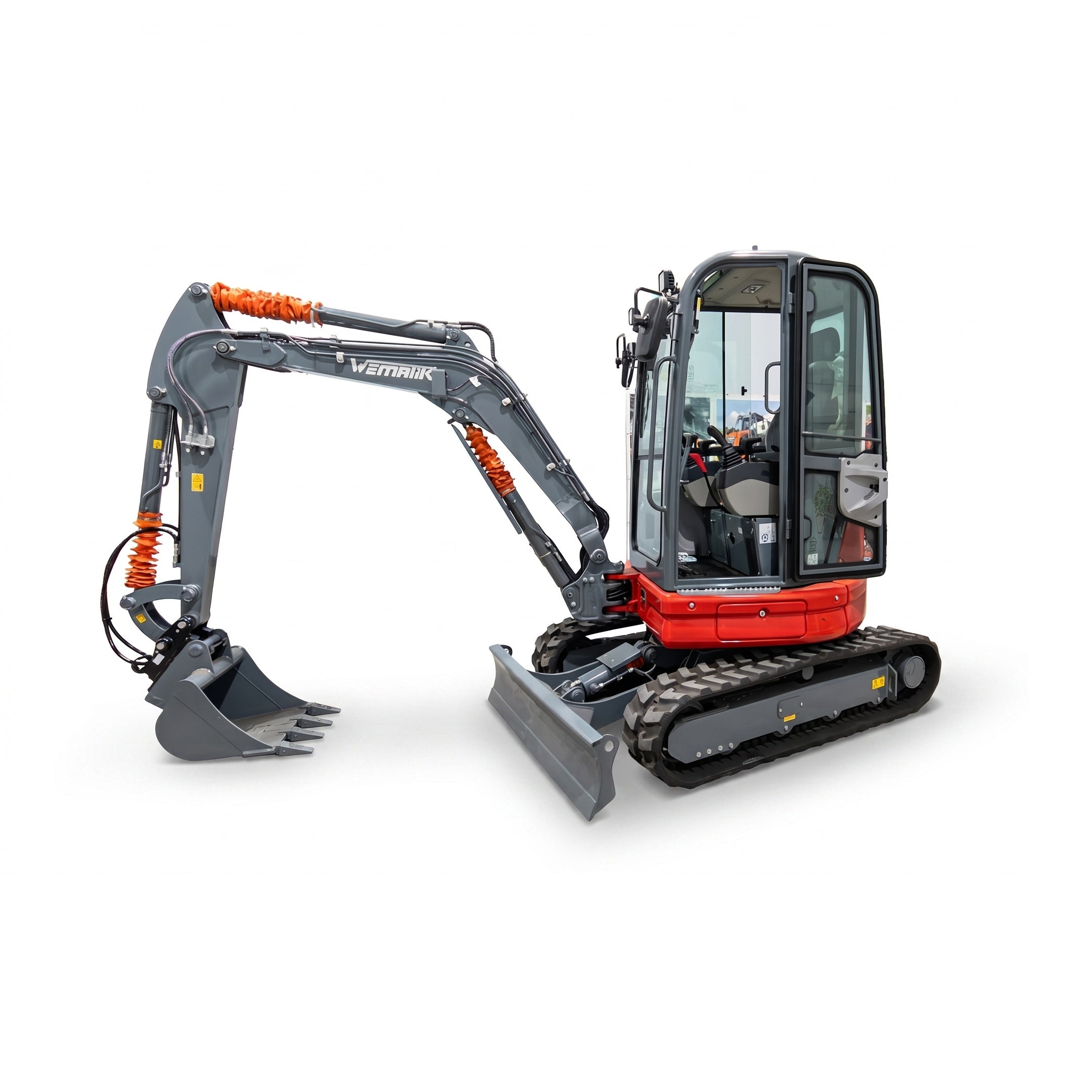 Minibagger "Titan 25", 2650 kg Gesamtgewicht, 14,6 kW Motorleistung, Joystick