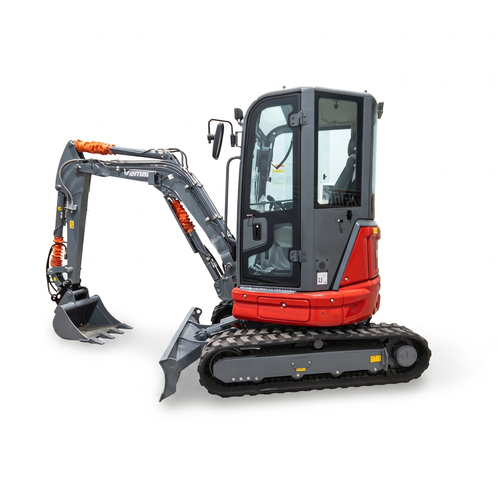 Minibagger "Titan 25", 2650 kg Gesamtgewicht, 14,6 kW Motorleistung, Joystick