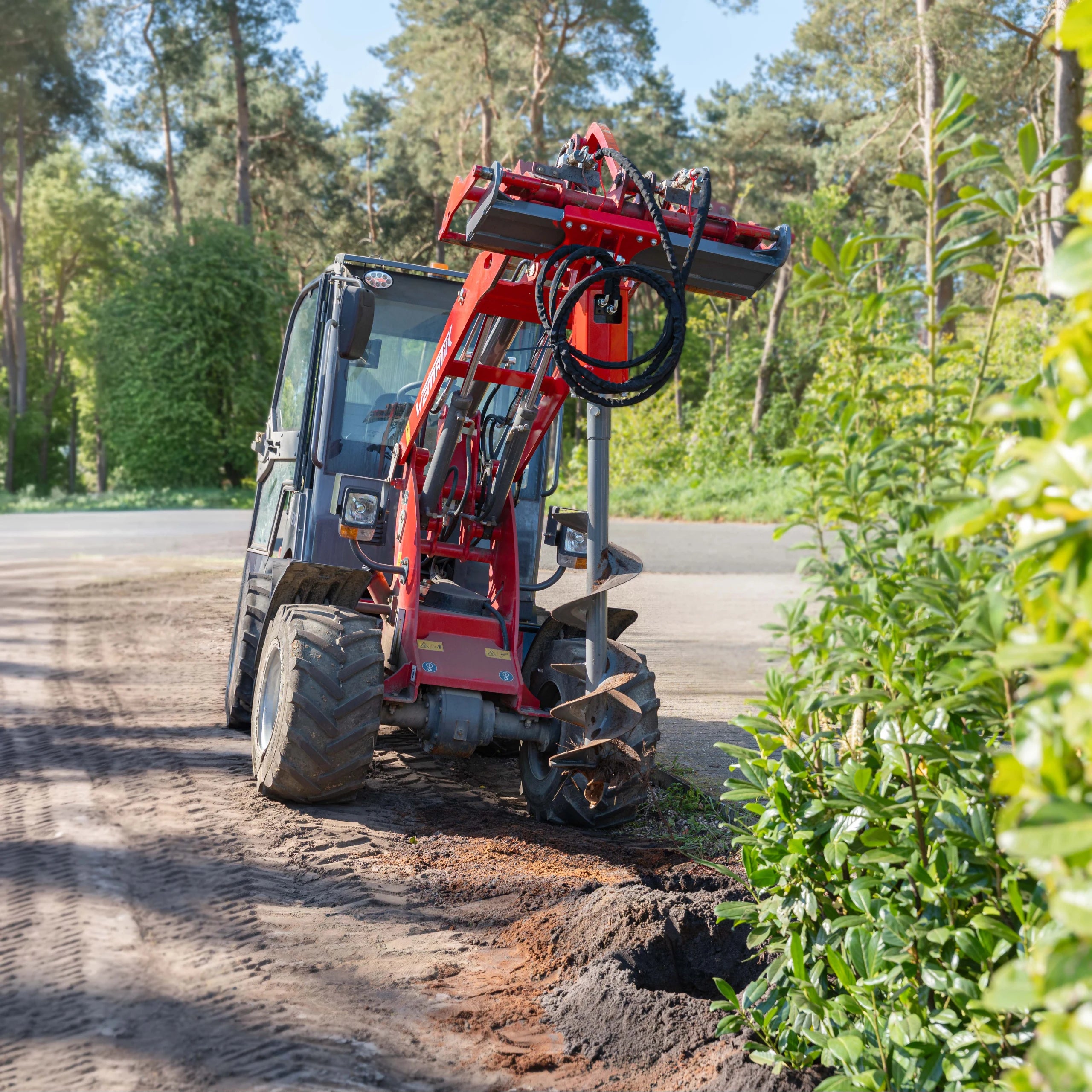 Erdbohrer für Minibagger, Anbaugerät mit Durchmesser300 mm
