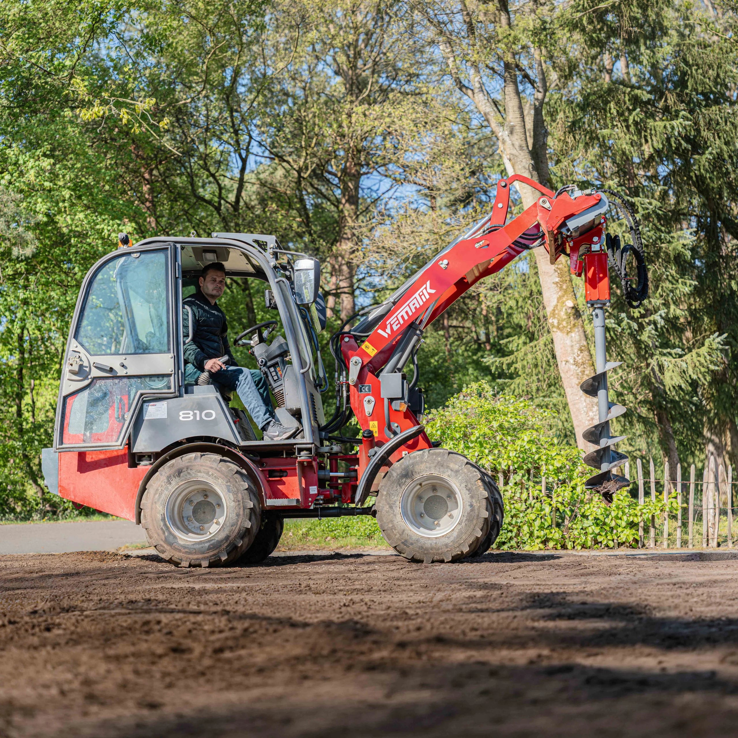 Erdbohrer für Minibagger, Anbaugerät mit Durchmesser300 mm