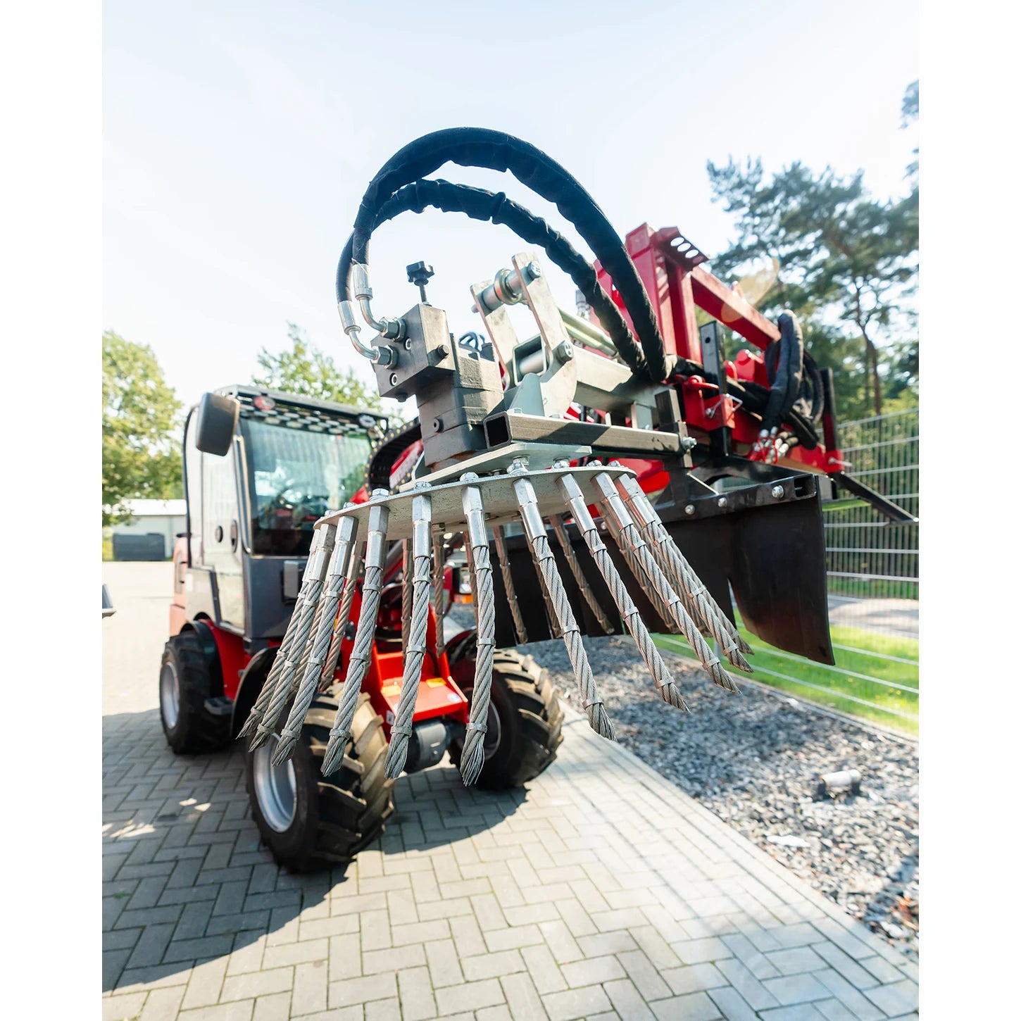 Wildkrautbürste hydraulisch, Euro-Aufnahme, 0,7 m Arbeitsbreite, 18 PS