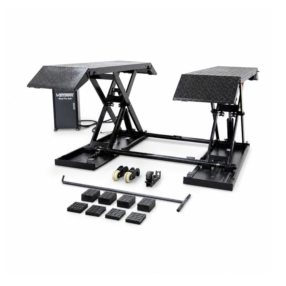 Scherenhebebühne "Miami Plus Basic" Grey Edition, 3500 kg Hubkraft, 230V, fahrbar